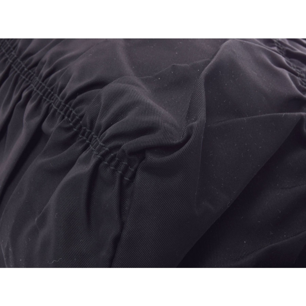 Prada tote Gathered bag black nylon Gaufre - Picture 7 of 11